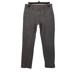 Bonobos Men's Gray Tailored Straight Leg Pants‎ Size 30x30